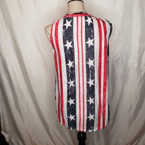 Vintage American Flag Top - Picture 5 of 5